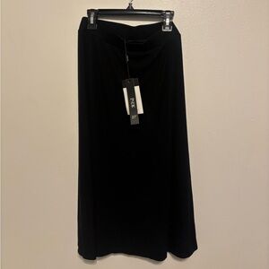 BGDK 27" Ribbed Long Skirt, Women's Size Medium, Black